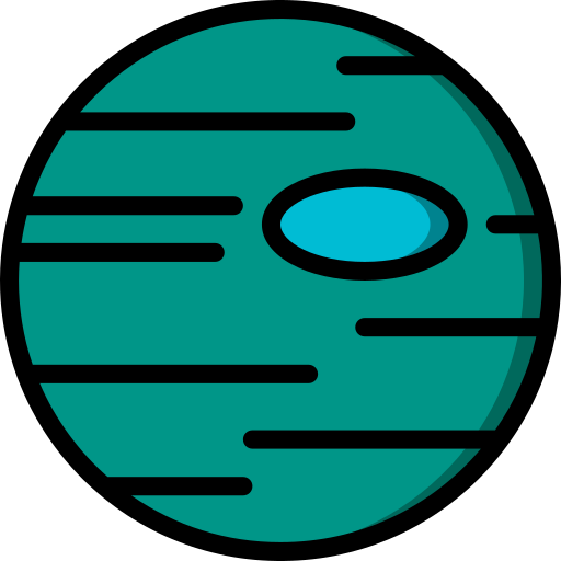 planet Basic Miscellany Lineal Color icon