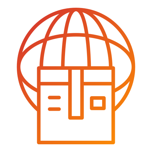 Global shipping Generic Gradient icon