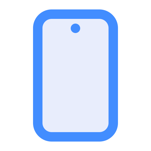 스마트 폰 Generic Blue icon