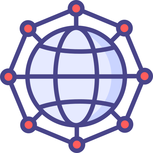 conexión global Generic Flat icono