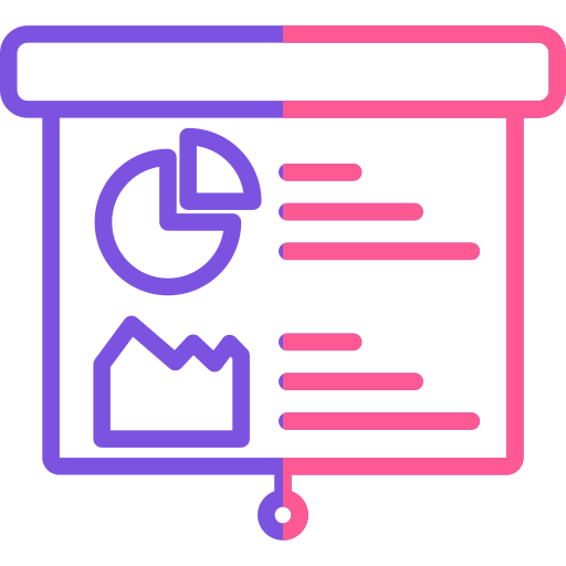Presentation Generic Outline Color icon