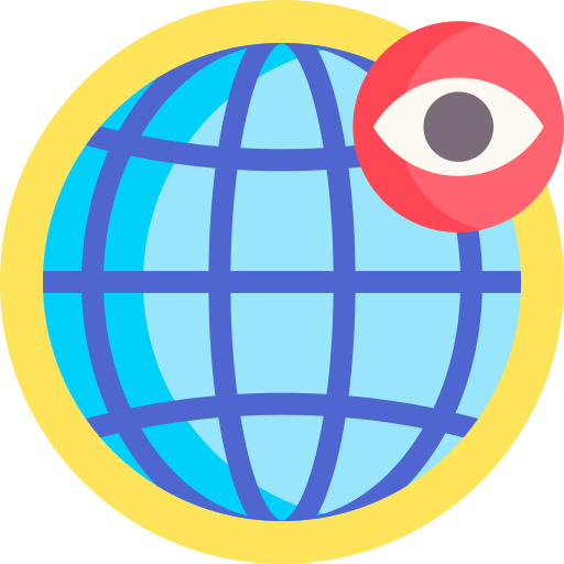 globale Detailed Flat Circular Flat icona