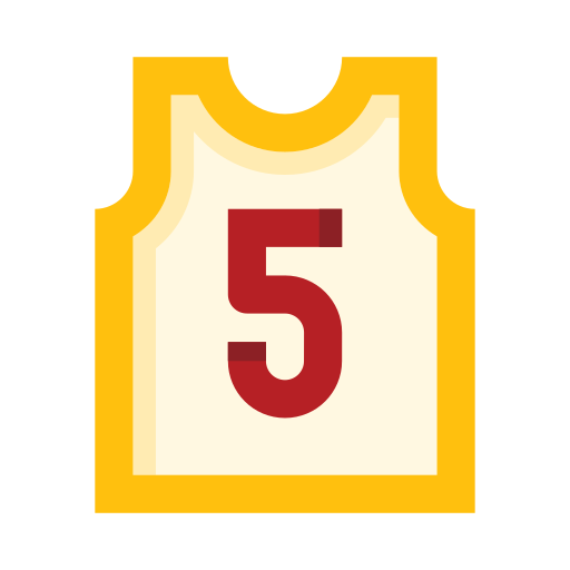 Basketball jersey edt.im Lineal color icon