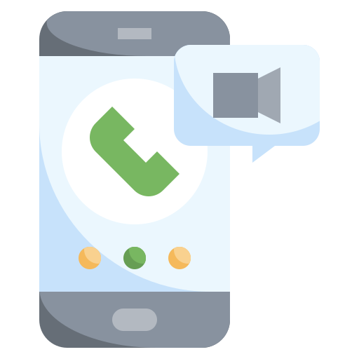 Videocall Surang Flat icon