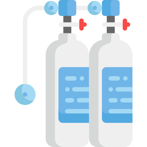 Oxygen tanks Special Flat icon
