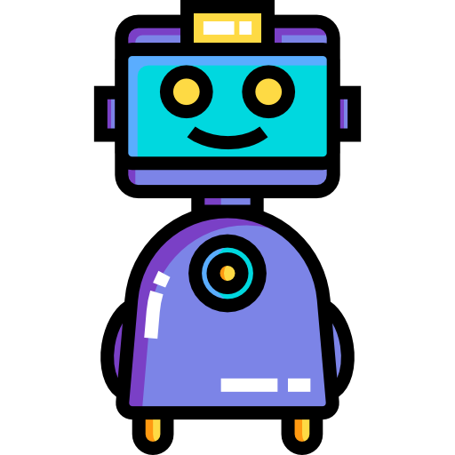 ロボット Detailed Straight Lineal color icon
