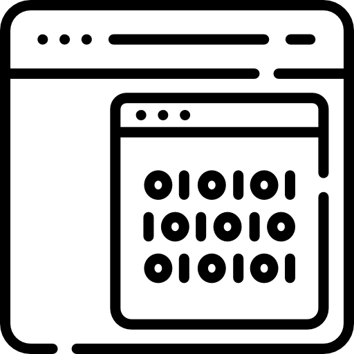 código binario Special Lineal icono