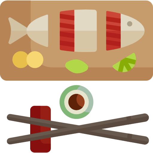 sashimi Special Flat Ícone