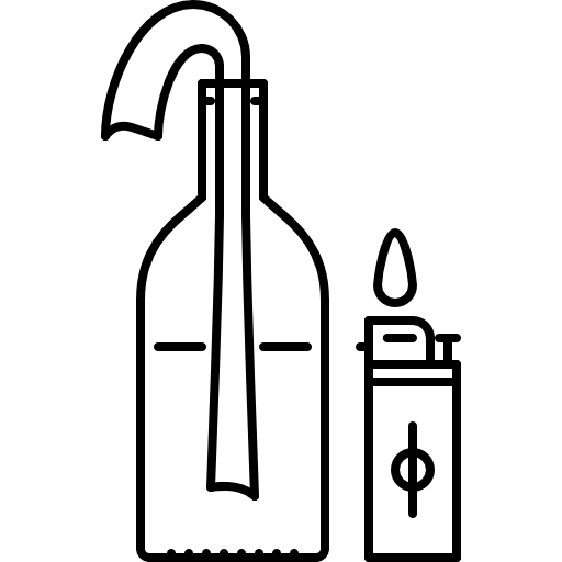 モロトフカクテル Coloring Lineal icon