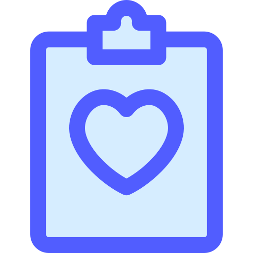 Clipboard Generic Blue icon