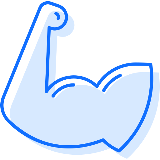 Bicep Generic Blue icon