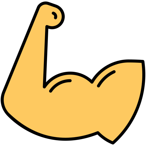 biceps Generic Outline Color ikona