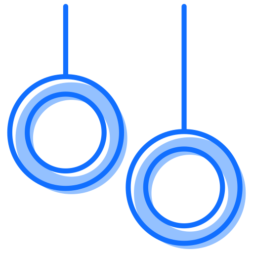 anelli da ginnastica Generic Blue icona