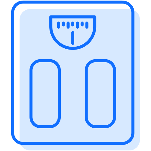 weegschaal Generic Blue icoon