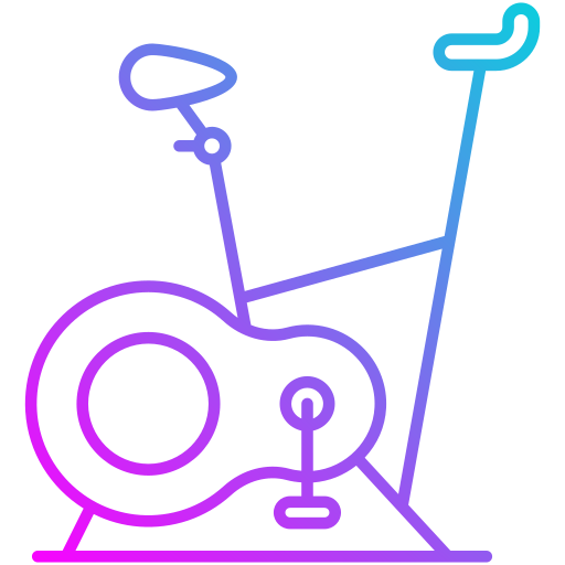 rower stacjonarny Generic Gradient ikona