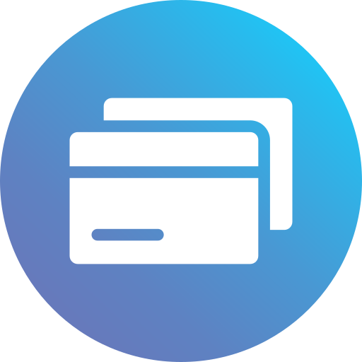 Credit card Generic Flat Gradient icon