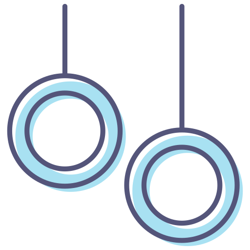 Gymnastic rings Generic Color Omission icon