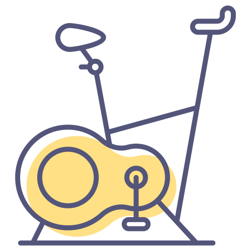 stationäres fahrrad Generic Color Omission icon