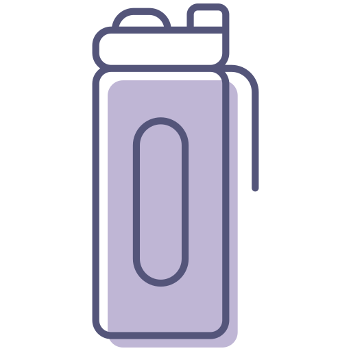 Water bottle Generic Color Omission icon