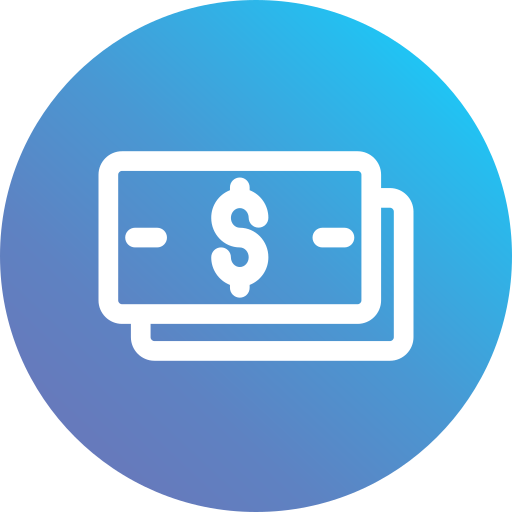 dinero Generic Flat Gradient icono