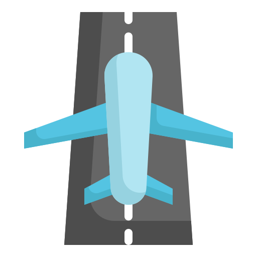 un atterrissage Generic Flat Icône