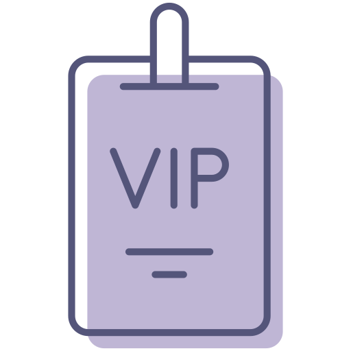 vip pass Generic Color Omission icon