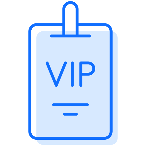 vip pass Generic Blue icon