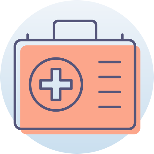 First aid kit Generic Circular icon