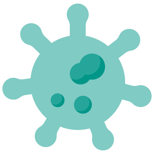 virus Generic Flat icono