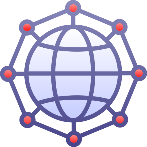 globalne połączenie Generic Flat Gradient ikona