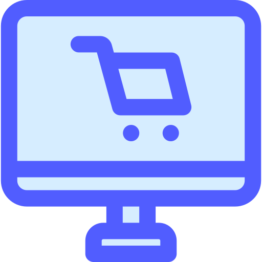 carrito de compras Generic Blue icono