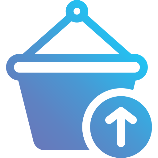 cesta de la compra Generic Flat Gradient icono