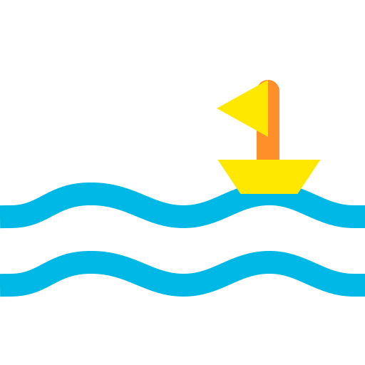 olas del mar Generic Flat icono