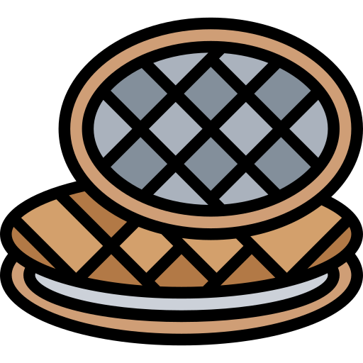 Stroopwafel Meticulous Lineal Color icon