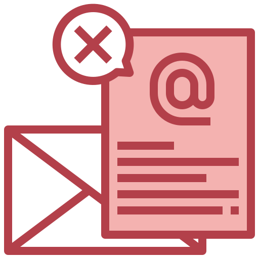 Email Surang Red icon