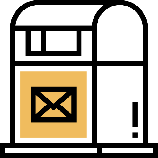 skrzynka pocztowa Meticulous Yellow shadow ikona