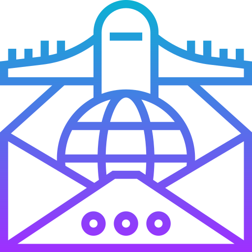 pocztowy Meticulous Gradient ikona