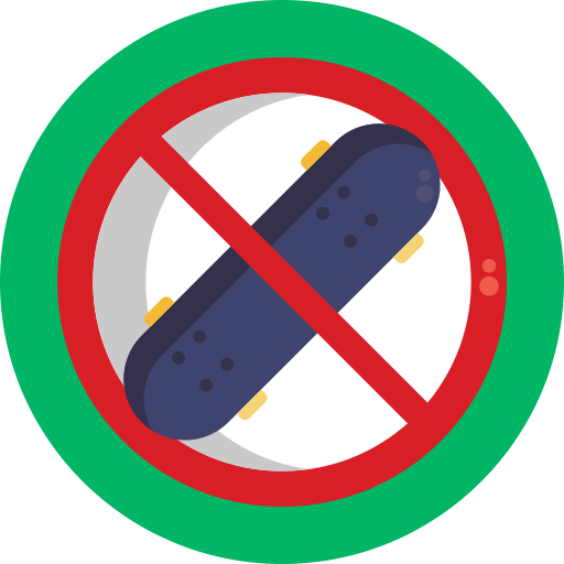 스케이트 금지 Generic Circular icon