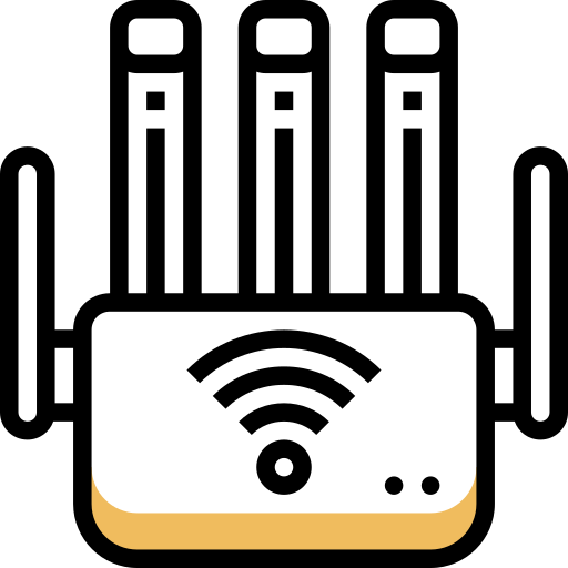 Беспроводной маршрутизатор Meticulous Yellow shadow иконка