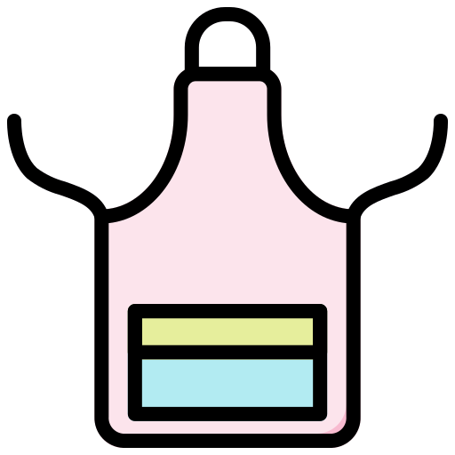 앞치마 Generic Outline Color icon
