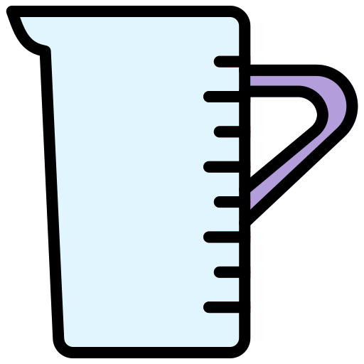 messbecher Generic Outline Color icon