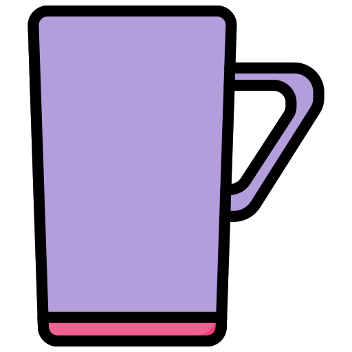 taza Generic Outline Color icono