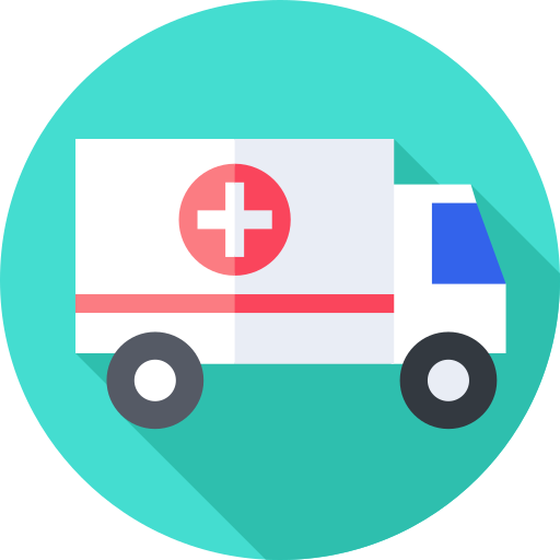 ambulanz Flat Circular Flat icon