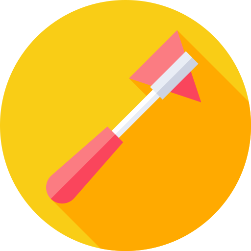 hammer Flat Circular Flat icon