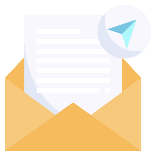 inviare una mail Surang Flat icona