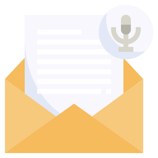 Voice mail Surang Flat icon