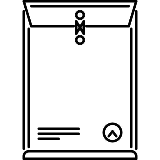 briefumschlag Coloring Lineal icon