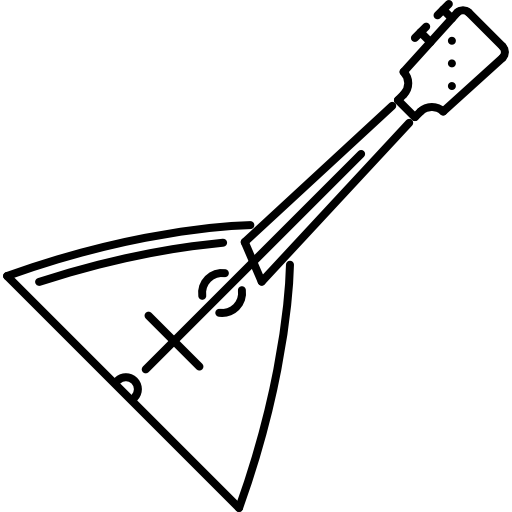 バラライカ Coloring Lineal icon