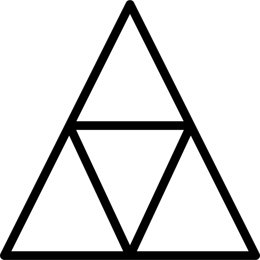 pirámide Becris Lineal icono