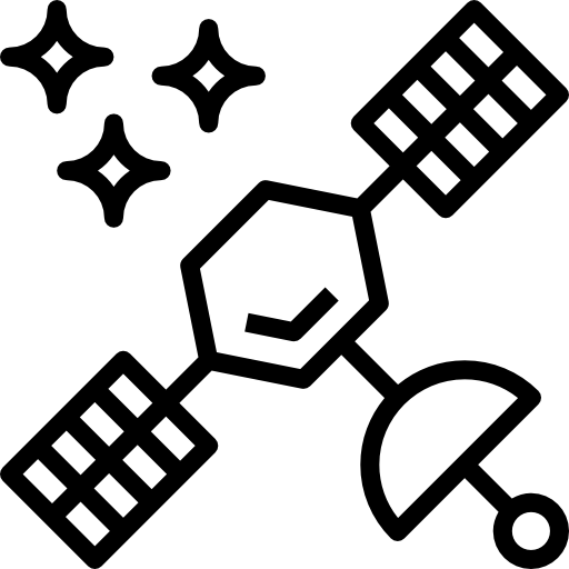 satélite Becris Lineal icono